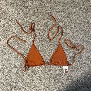 NWT DANDY DEL MAR Tenerife Triangle Top - Burnt Sienna